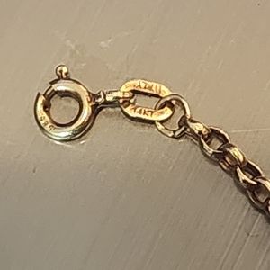 14k gold 10" bracelet